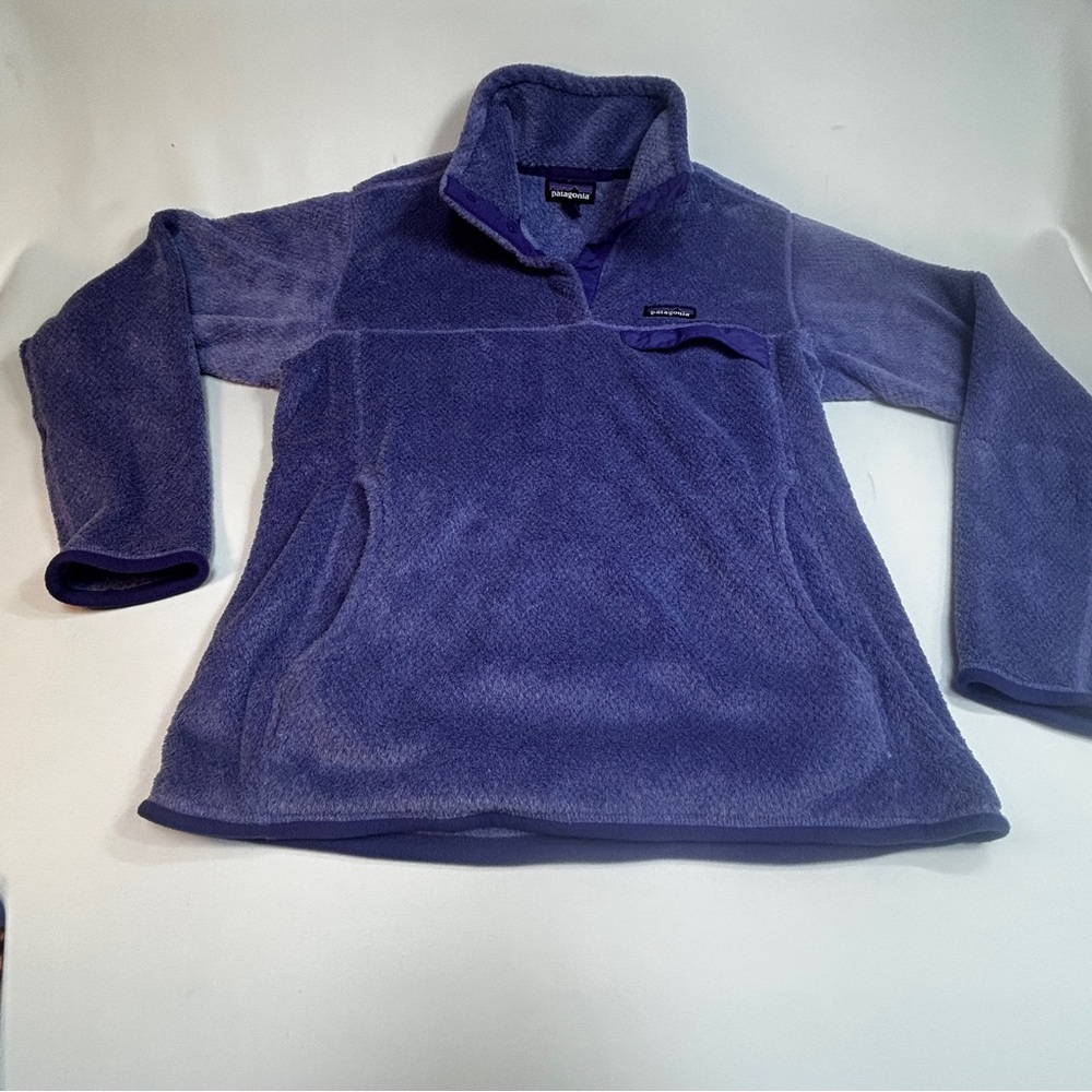 Patagonia Women's 1/4 Snap Fleece Pullover Polartec Purple